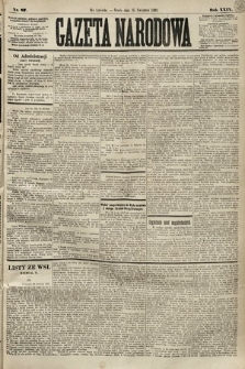 Gazeta Narodowa. 1890, nr 87