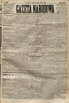 Gazeta Narodowa. 1890, nr 91