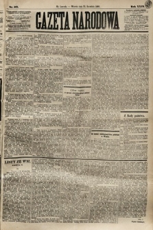 Gazeta Narodowa. 1890, nr 92
