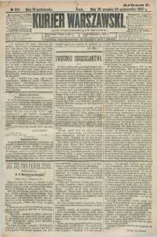 Kurjer Warszawski. R.57, nr 223 (10 października 1877) + dod.