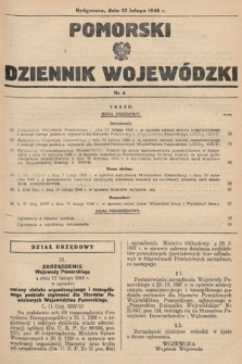 Pomorski Dziennik Wojewódzki. 1948, nr 6