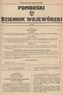 Pomorski Dziennik Wojewódzki. 1948, nr 10