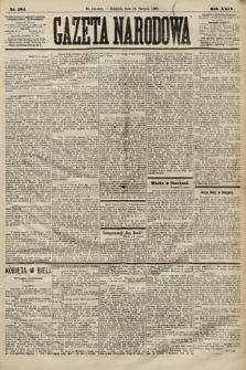 Gazeta Narodowa. 1890, nr 184