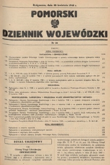 Pomorski Dziennik Wojewódzki. 1948, nr 16