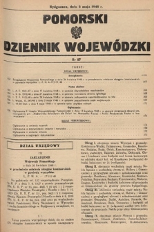 Pomorski Dziennik Wojewódzki. 1948, nr 17