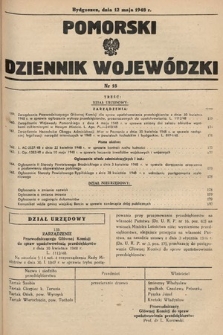 Pomorski Dziennik Wojewódzki. 1948, nr 18