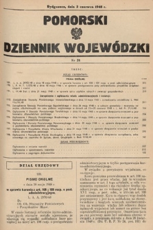 Pomorski Dziennik Wojewódzki. 1948, nr 21