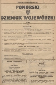 Pomorski Dziennik Wojewódzki. 1948, nr 25