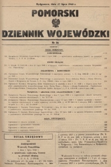 Pomorski Dziennik Wojewódzki. 1948, nr 26