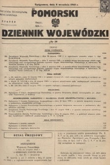 Pomorski Dziennik Wojewódzki. 1948, nr 29