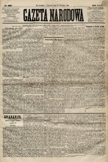Gazeta Narodowa. 1890, nr 222