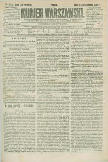 Kurjer Warszawski. R.66, nr 113a (23 kwietnia 1886)