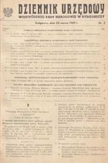 Dziennik Urzędowy Wojewódzkiej Rady Narodowej w Bydgoszczy. 1969, nr 2