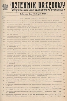 Dziennik Urzędowy Wojewódzkiej Rady Narodowej w Bydgoszczy. 1969, nr 11