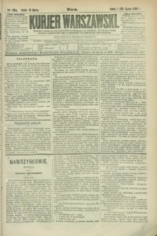 Kurjer Warszawski. R.66, nr 191a (13 lipca 1886)
