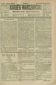 Kurjer Warszawski : dodatek poranny. R.70, nr 30 (30 stycznia 1890)