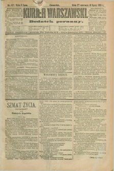 Kurjer Warszawski : dodatek poranny. R.71, nr 187 (9 lipca 1891)