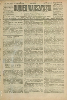 Kurjer Warszawski. R.71, nr 187 (9 lipca 1891)
