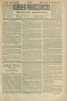 Kurjer Warszawski : dodatek poranny. R.71, nr 242 (2 września 1891)
