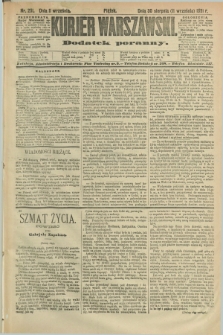Kurjer Warszawski : dodatek poranny. R.71, nr 251 (11 września 1891)