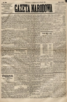Gazeta Narodowa. 1891, nr 10