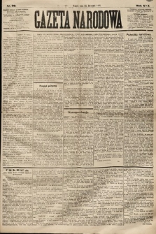 Gazeta Narodowa. 1891, nr 20