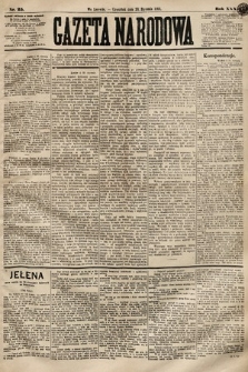 Gazeta Narodowa. 1891, nr 25