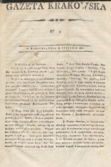 Gazeta Krakowska. 1801, nr 5