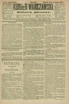 Kurjer Warszawski : dodatek poranny. R.72, nr 63 (3 marca 1892)