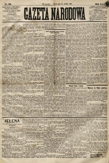Gazeta Narodowa. 1891, nr 36
