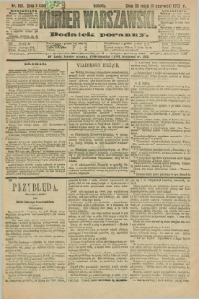 Kurjer Warszawski : dodatek poranny. R.72, nr 160 (11 czerwca 1892)
