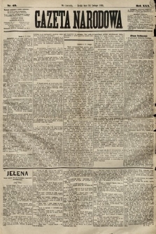Gazeta Narodowa. 1891, nr 42