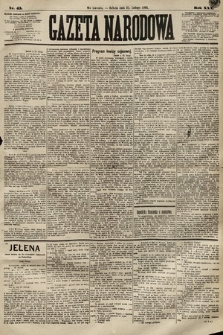 Gazeta Narodowa. 1891, nr 45