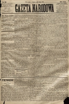Gazeta Narodowa. 1891, nr 72