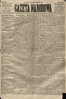 Gazeta Narodowa. 1891, nr 73