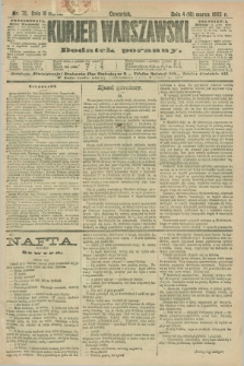 Kurjer Warszawski : dodatek poranny. R.73, nr 75 (16 marca 1893)