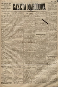 Gazeta Narodowa. 1891, nr 91