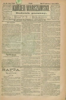 Kurjer Warszawski : dodatek poranny. R.73, nr 185 (7 lipca 1893)