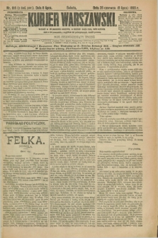 Kurjer Warszawski. R.73, nr 186 (8 lipca 1893)