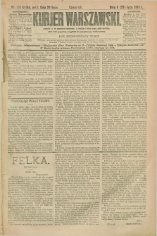 Kurjer Warszawski. R.73, nr 198 (20 lipca 1893)