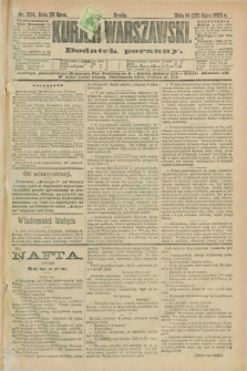 Kurjer Warszawski : dodatek poranny. R.73, nr 204 (26 lipca 1893)