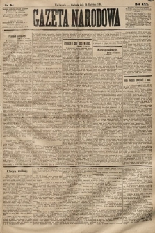 Gazeta Narodowa. 1891, nr 94