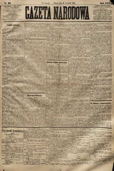 Gazeta Narodowa. 1891, nr 95