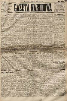 Gazeta Narodowa. 1891, nr 96