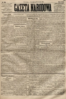 Gazeta Narodowa. 1891, nr 97