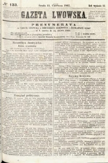 Gazeta Lwowska. 1862, nr 133
