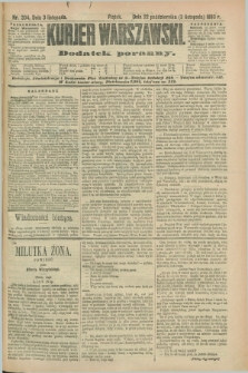 Kurjer Warszawski : dodatek poranny. R.73, nr 304 (3 listopada 1893)