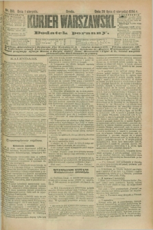 Kurjer Warszawski : dodatek poranny. [R.74], nr 210 (1 sierpnia 1894)