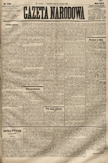 Gazeta Narodowa. 1891, nr 145