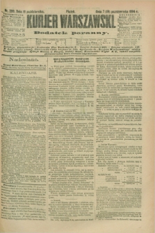 Kurjer Warszawski : dodatek poranny. R.74, nr 289 (19 października 1894)